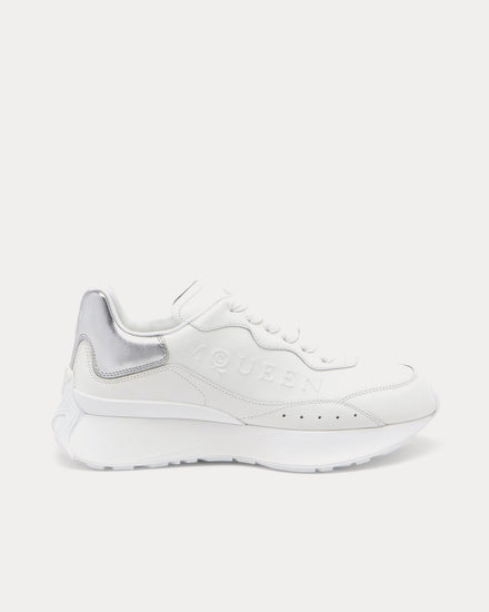 McQueen Sprint Runner White / Silver Low Top Sneakers - 1