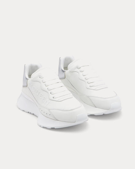 McQueen Sprint Runner White / Silver Low Top Sneakers - 2
