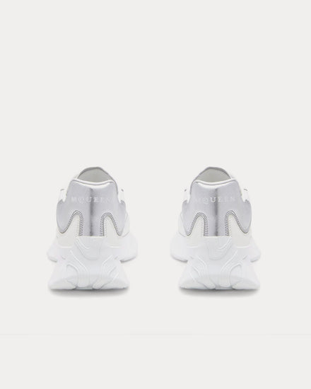 McQueen Sprint Runner White / Silver Low Top Sneakers - 3