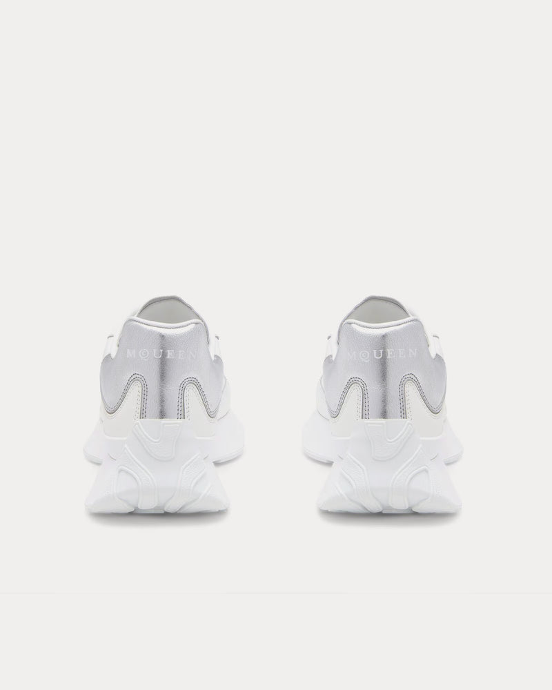 McQueen Sprint Runner White / Silver Low Top Sneakers - 3