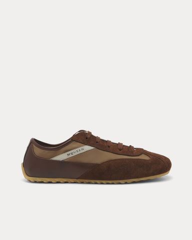 McQueen Boxe Brown Low Top Sneakers
