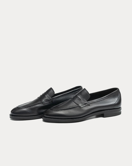 Meermin 514511 Softcalf Black Penny Loafers - 3