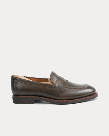Meermin 514045 Naked Kudu Leather Caper Penny Loafers - 1