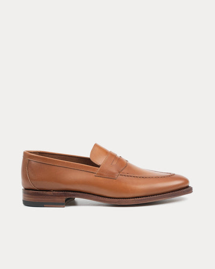 Meermin 514511 Antique Calf Tan Penny Loafers - 1