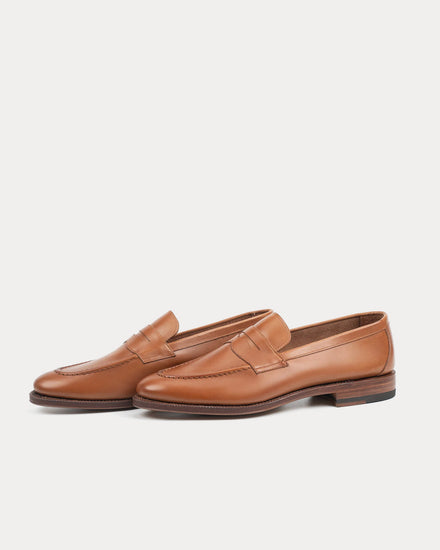 Meermin 514511 Antique Calf Tan Penny Loafers - 3