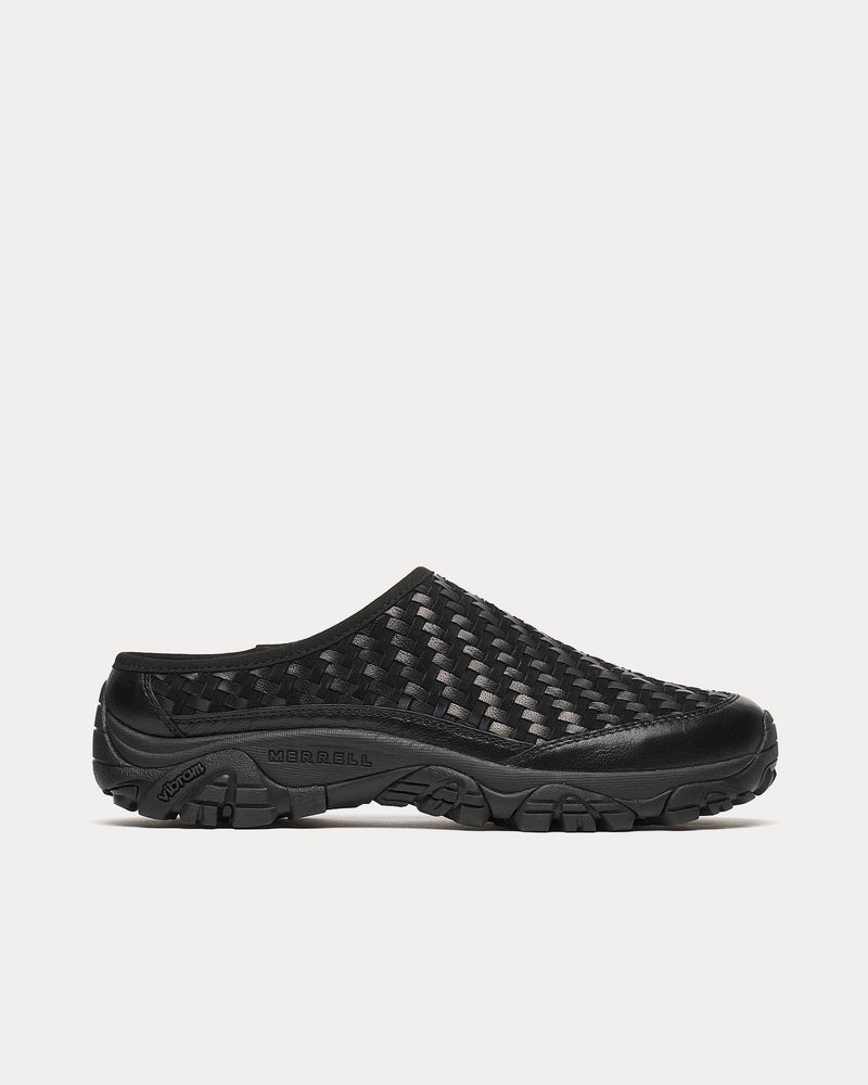 Merrell 1TRL Moab 2 Slide Leather Woven Black Slip On Sneakers - 1