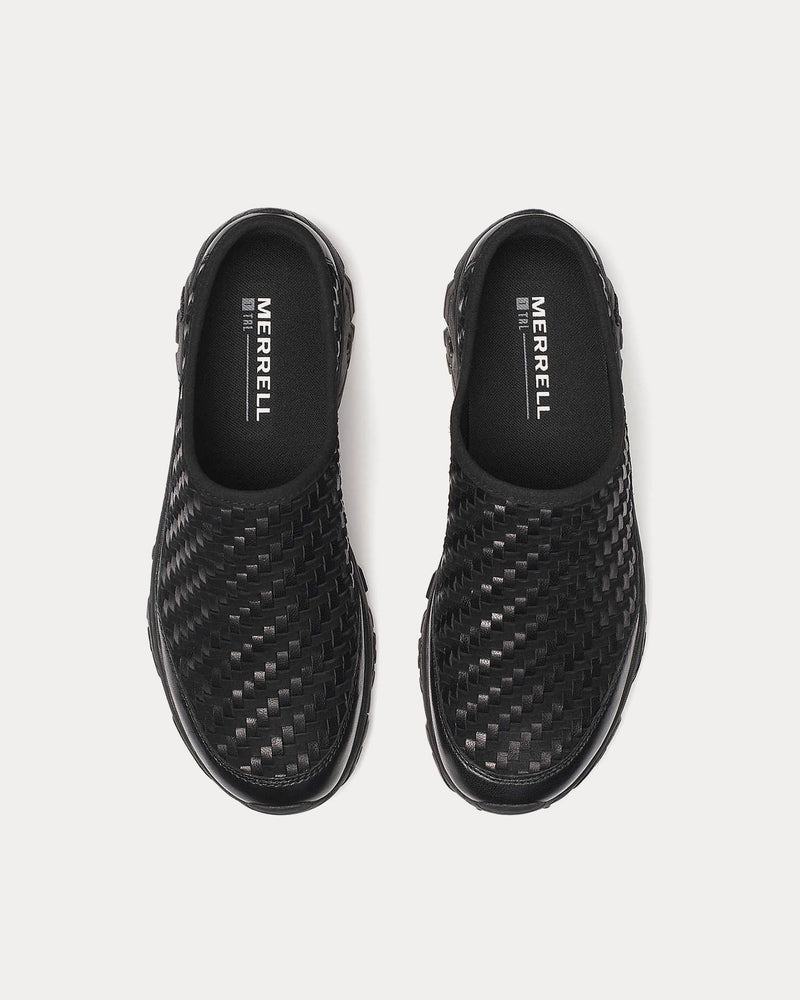Merrell 1TRL Moab 2 Slide Leather Woven Black Slip On Sneakers - 2