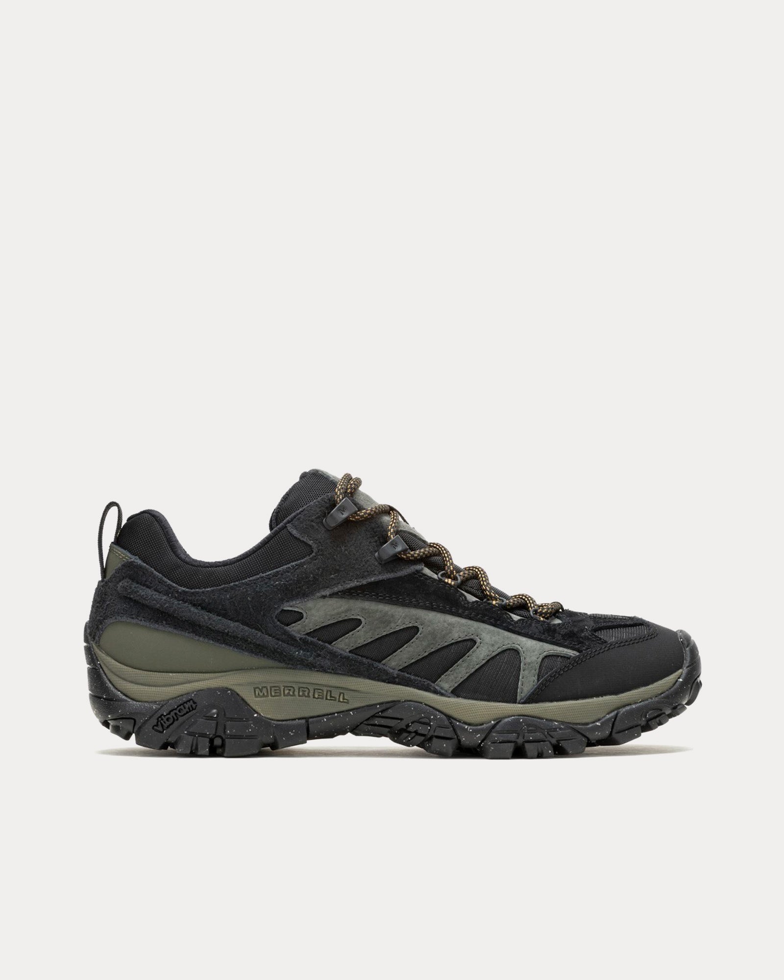 【超美品】MERRELL MOAB MESA LUXE 1TRL Merrell 1TRL Unisex Moab Mesa Luxe Black / Olive Low Top Sneakers