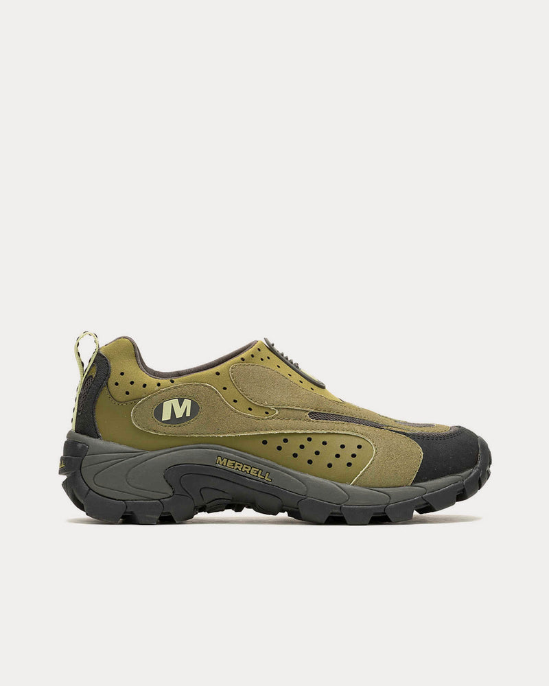 靴 Merrell Moc speed streek evo AVOCADO Merrell 1TRL Men's Moc Speed Streak Evo Avocado Slip On Sneakers