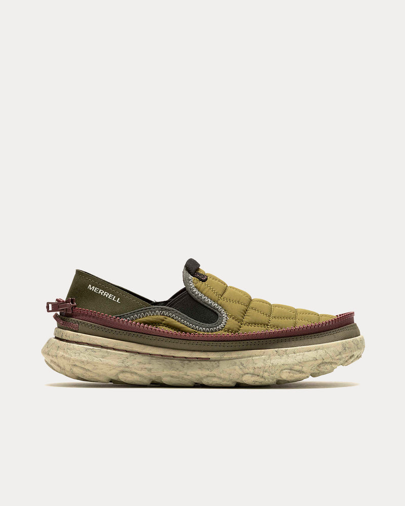 Merrell Women's Hut Moc 2 Packable Avocado / Marron Slip On Sneakers