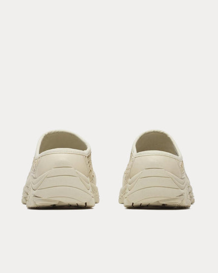Merrell 1TRL Moab 2 Slide Leather Woven Stucco Mules - 4