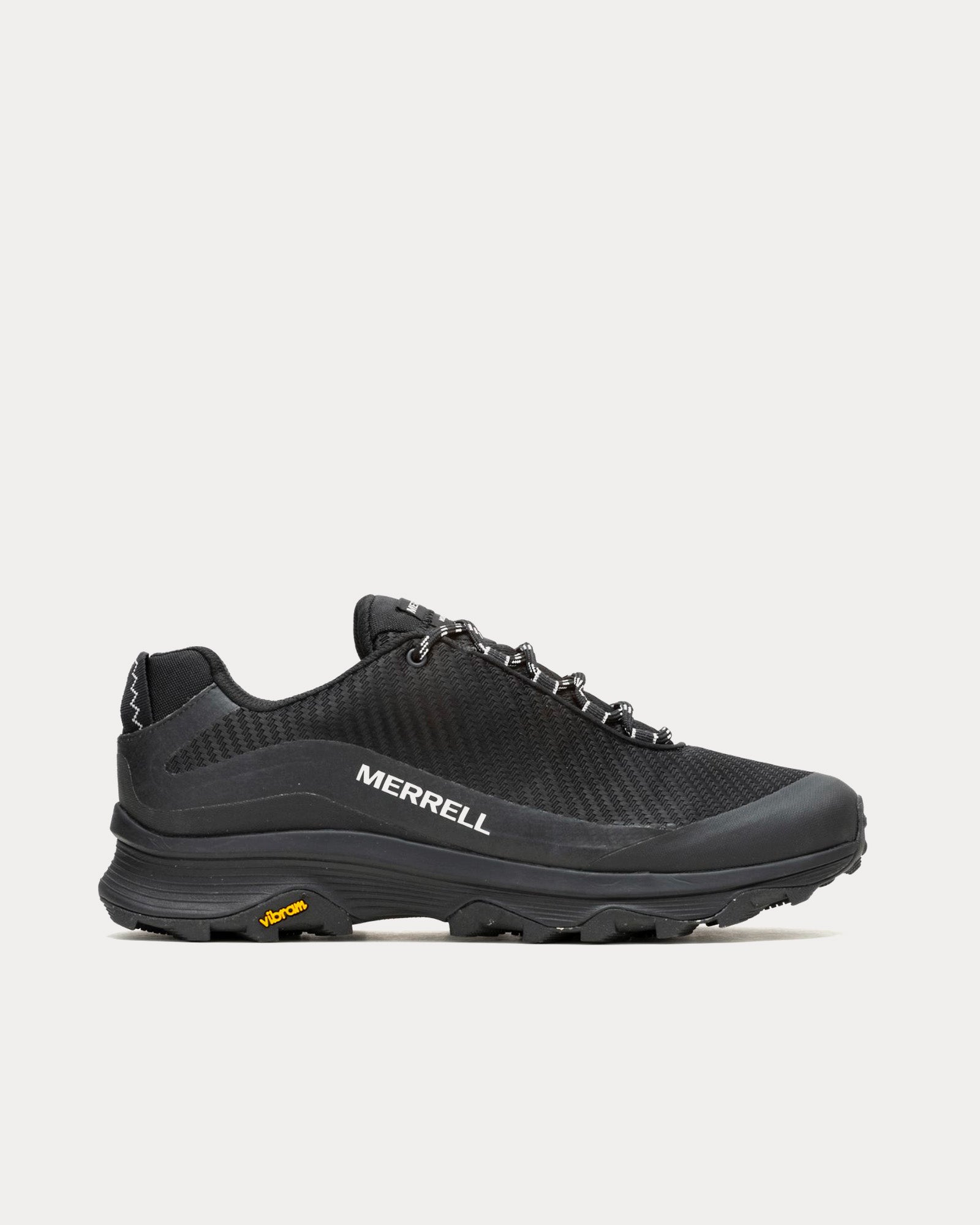 Merrell Men's Moab Speed Storm GORE-TEX Black / Black Low Top Sneakers ...