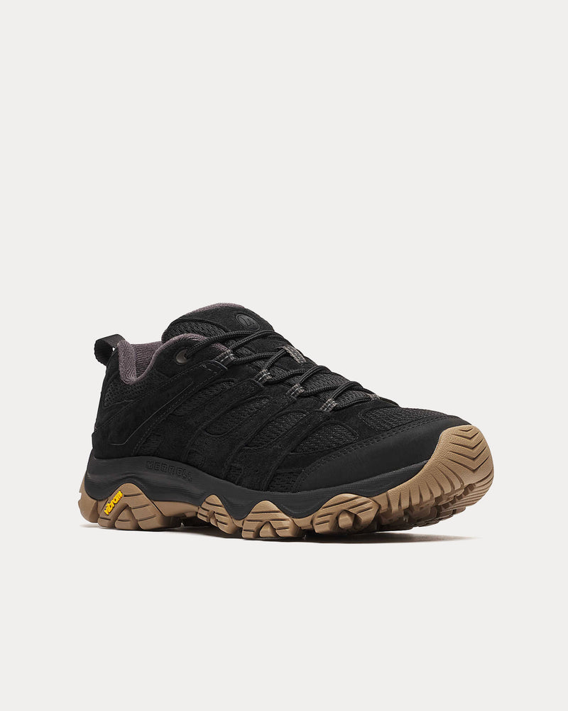 Merrell Moab 3 Zip Ready Black Low Top Sneakers - 3