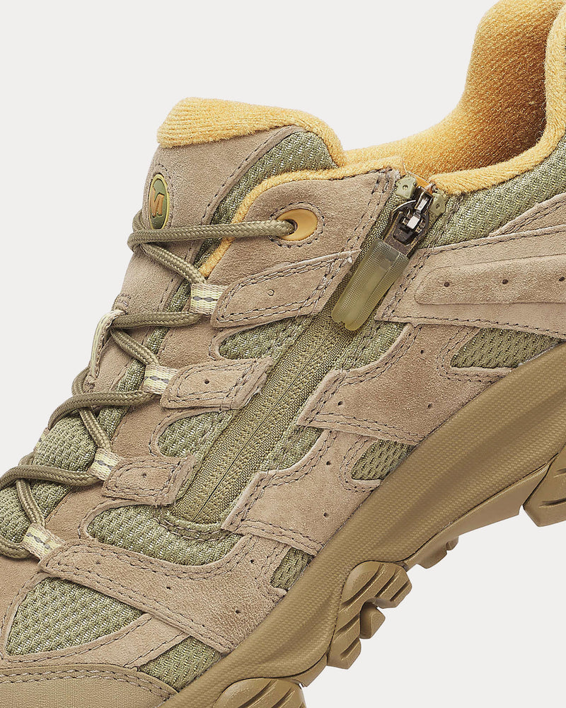 Merrell Moab 3 Zip Ready Drab Low Top Sneakers - 4