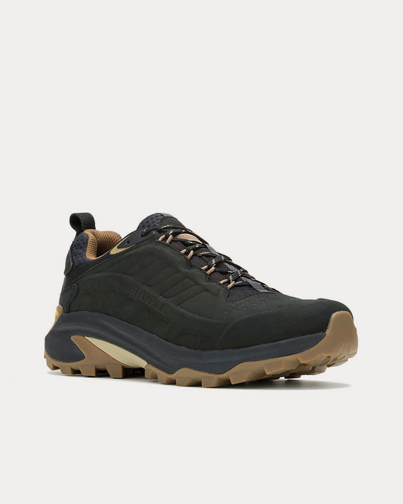 Merrell Moab Speed 2 Leather Waterproof Black Hiking Shoes - 3