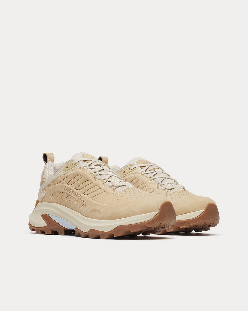 Merrell Moab Speed 2 Leather Waterproof Latte Hiking Shoes - 3