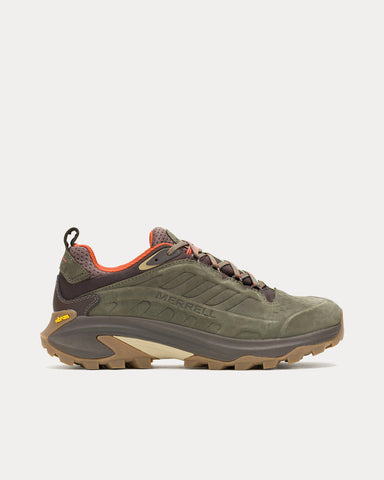 Merrell Moab Speed 2 Leather Waterproof Olive Hiking Shoes