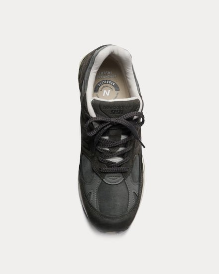 New Balance x mfpen MADE in UK 991v1 'Surplus Leathers' Grey Low Top Sneakers - 2