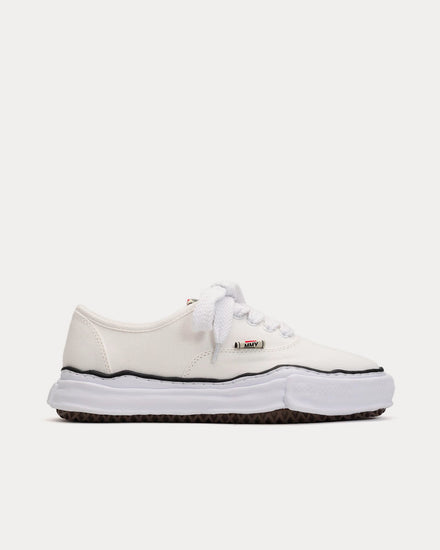 Mihara Yasuhiro Baker OG Sole Canvas White Low Top Sneakers - 1