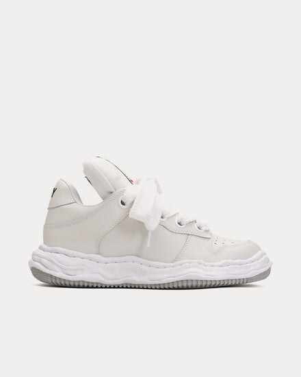 Mihara Yasuhiro Wayne Puffer OG Sole Leather White Low Top Sneakers - 1