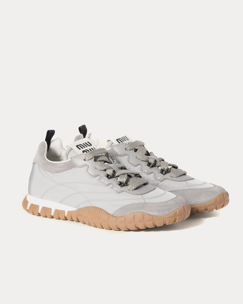 MiuMiu＊technical fabric suede sneakers スニーカー＊送料込 MiuMiu＊Tyre technical fabric and suede スニーカー＊送料込