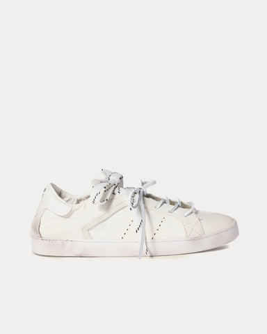 Miu Miu Deco Leather White Low Top Sneakers