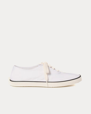 Miu Miu Drill Powder White Low Top Sneakers