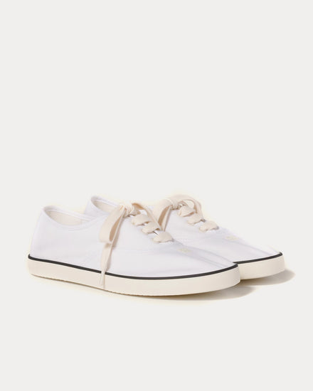 Miu Miu Drill Powder White Low Top Sneakers - 3