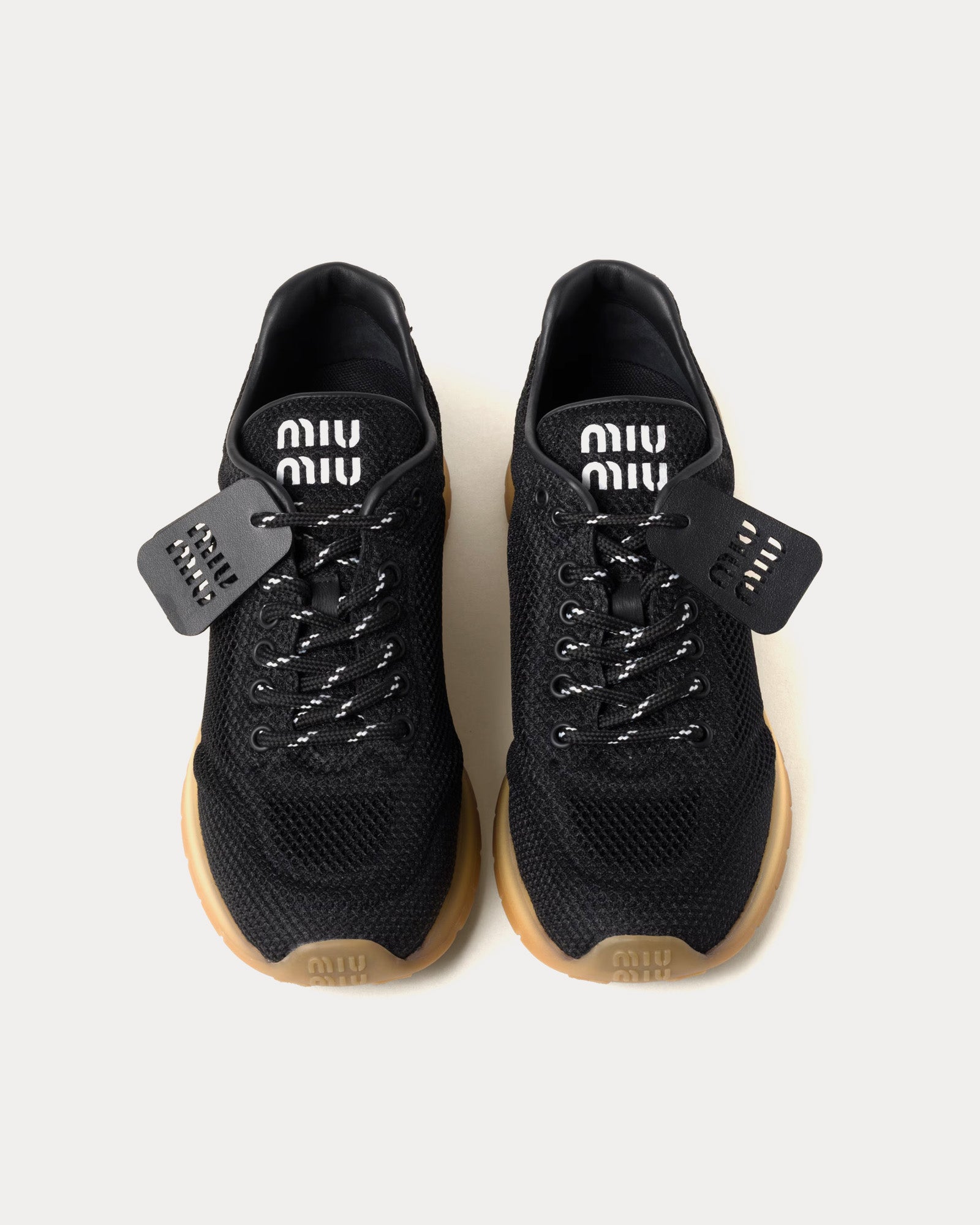 Miumiu 26ss Sneaker Lace Fabric Suede 713082 main image 0