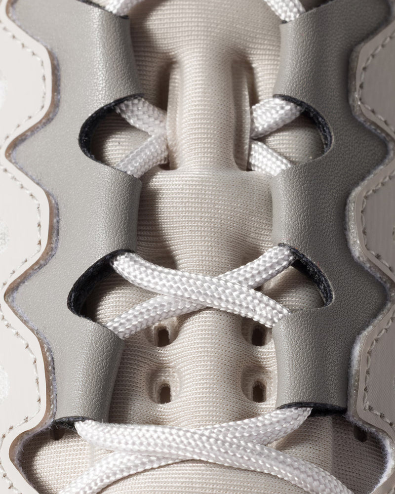 Miu Miu Technical Fabric Cloudy Grey Low Top Sneakers - 3