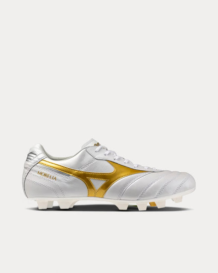 Mizuno Morelia II Japan White / Gold Football Boots - 1