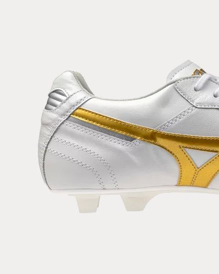Mizuno Morelia II Japan White / Gold Football Boots - 5