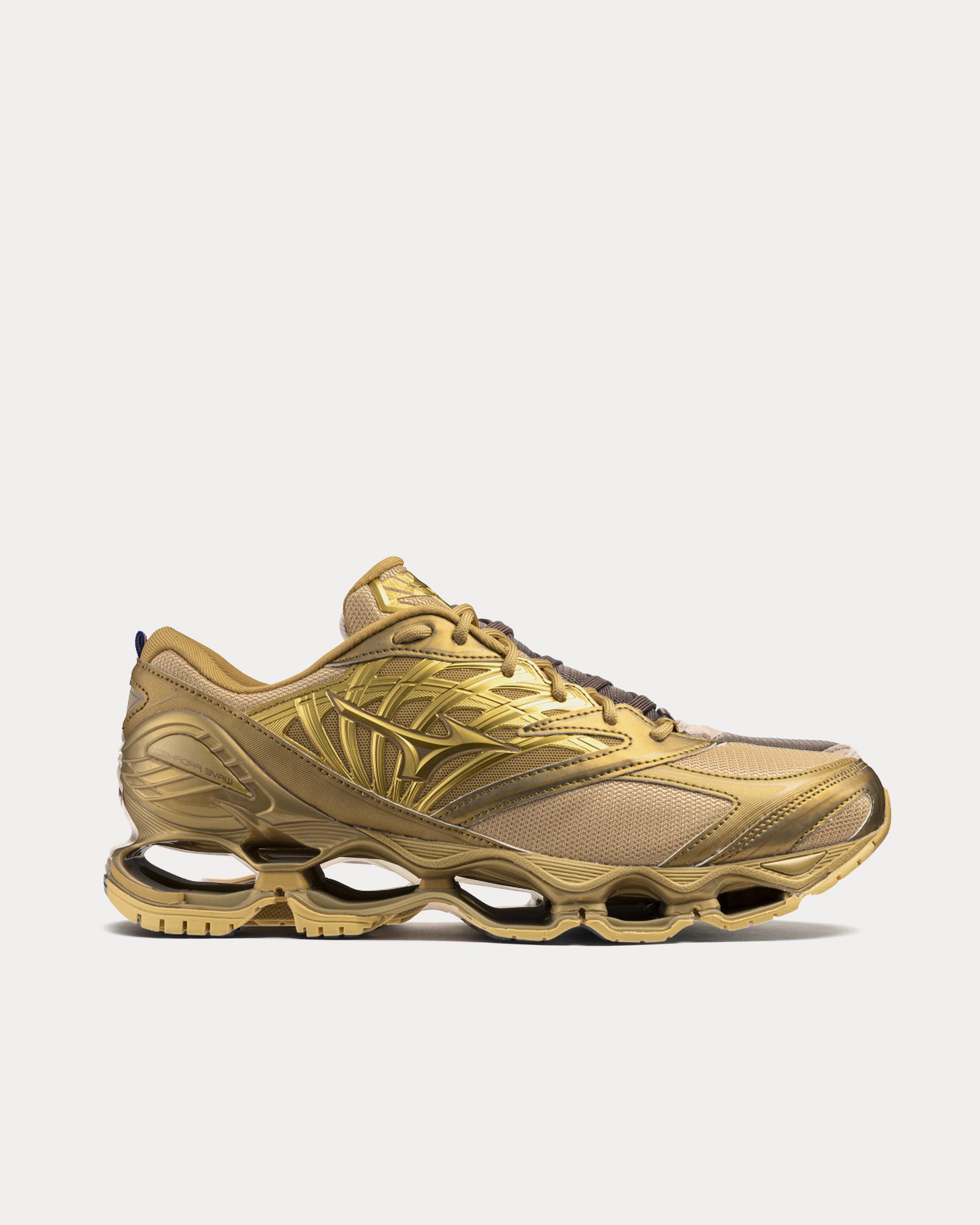 Mizuno Unisex Wave Prophecy LS Shinzo Gold Low Top Sneakers & Trainers