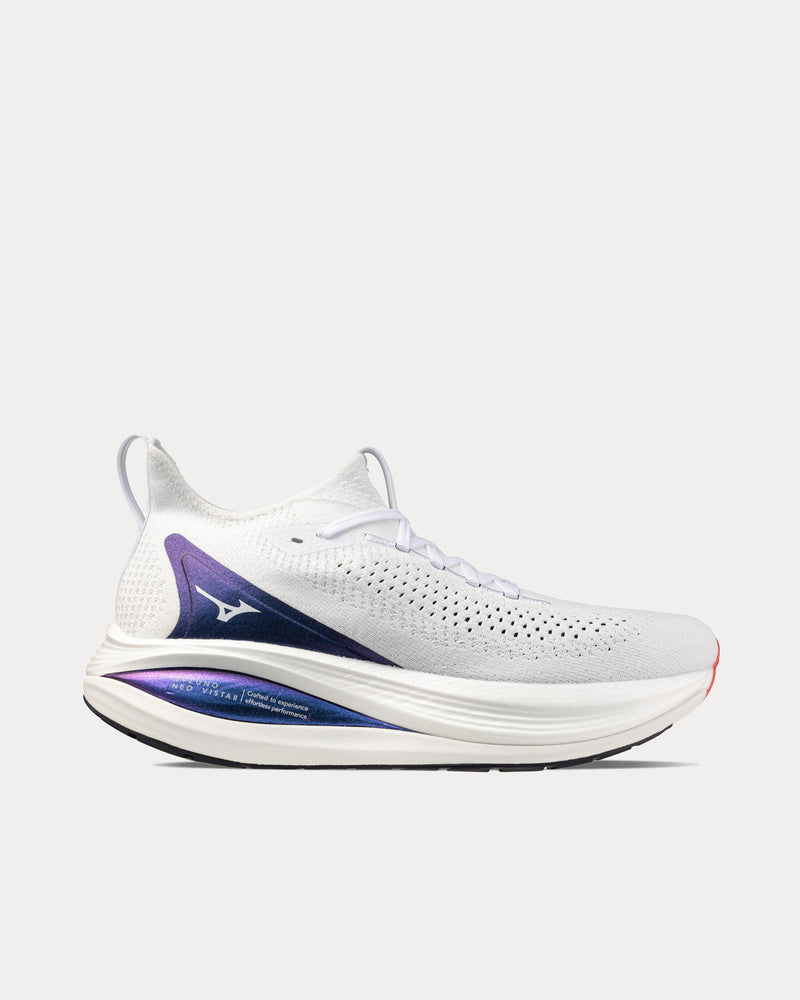 Mizuno Neo Vista 2 White / White / Iris Bloom Running Shoes - 1