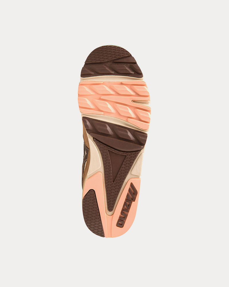Mizuno Sky Medal Summer Sand / Chickory Coffee / Muskmelon Low Top Sneakers - 4
