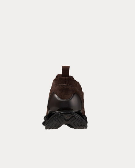 Mizuno Wave Prophecy Moc Suede Brown Loafers - 4