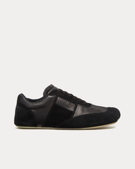 MM6 Maison Margiela Anatomic Black Low Top Sneakers - 1