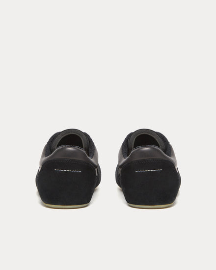 MM6 Maison Margiela Anatomic Black Low Top Sneakers - 3