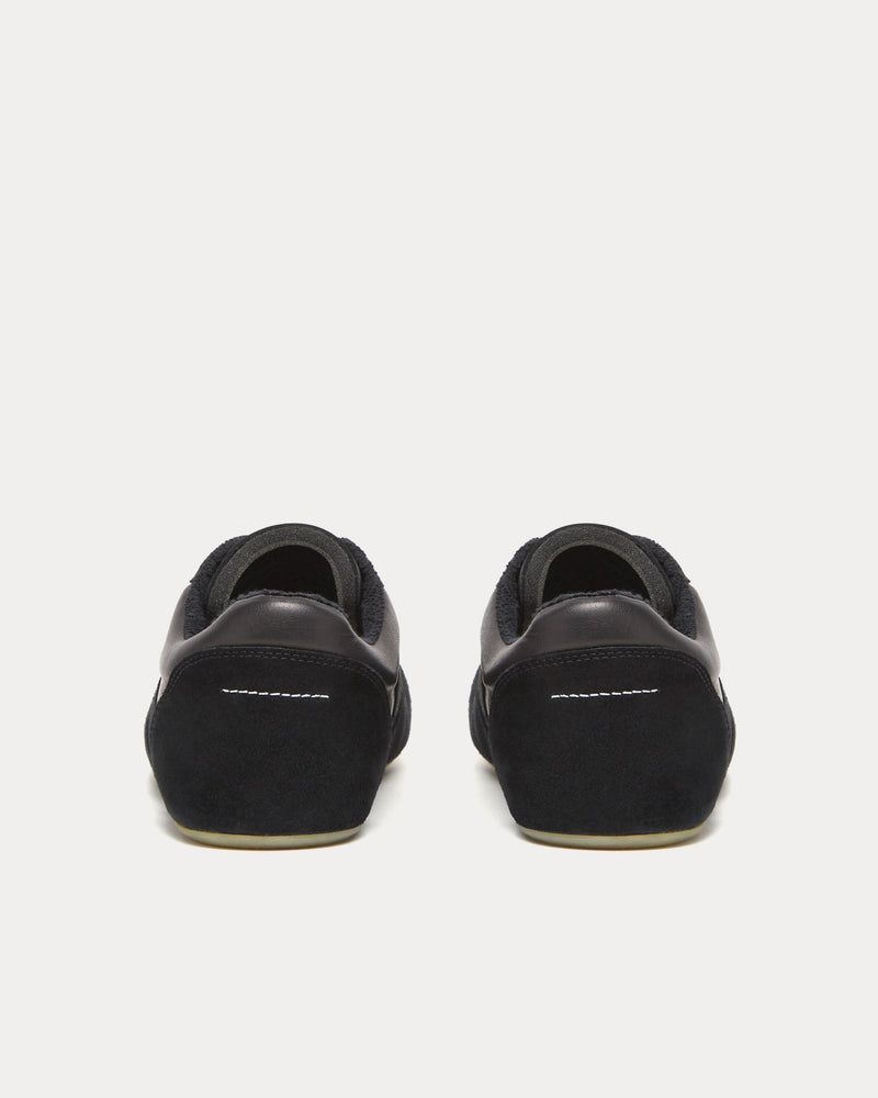 MM6 Maison Margiela Anatomic Black Low Top Sneakers - 3