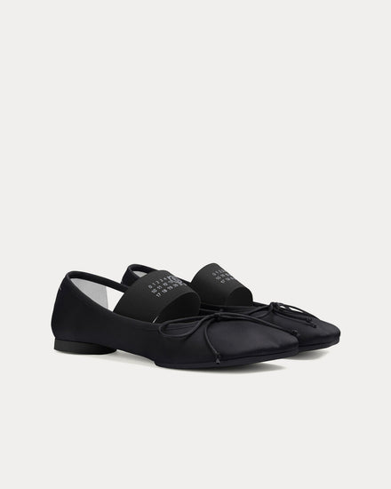 MM6 Maison Margiela Anatomic Numeric Ballerinas Black Shoes - 2