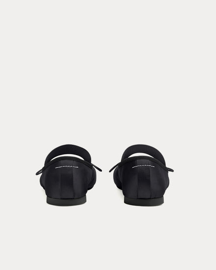 MM6 Maison Margiela Anatomic Numeric Ballerinas Black Shoes - 3