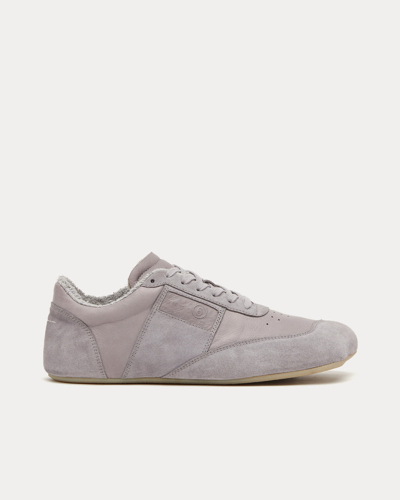 MM6 Maison Margiela Anatomic Silver Filigree Low Top Sneakers - 1
