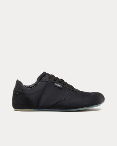MM6 Maison Margiela Factory Satin Black Low Top Sneakers