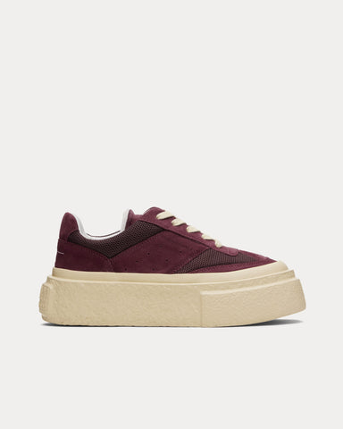MM6 Maison Margiela Platform Suede Port Royale Low Top Sneakers