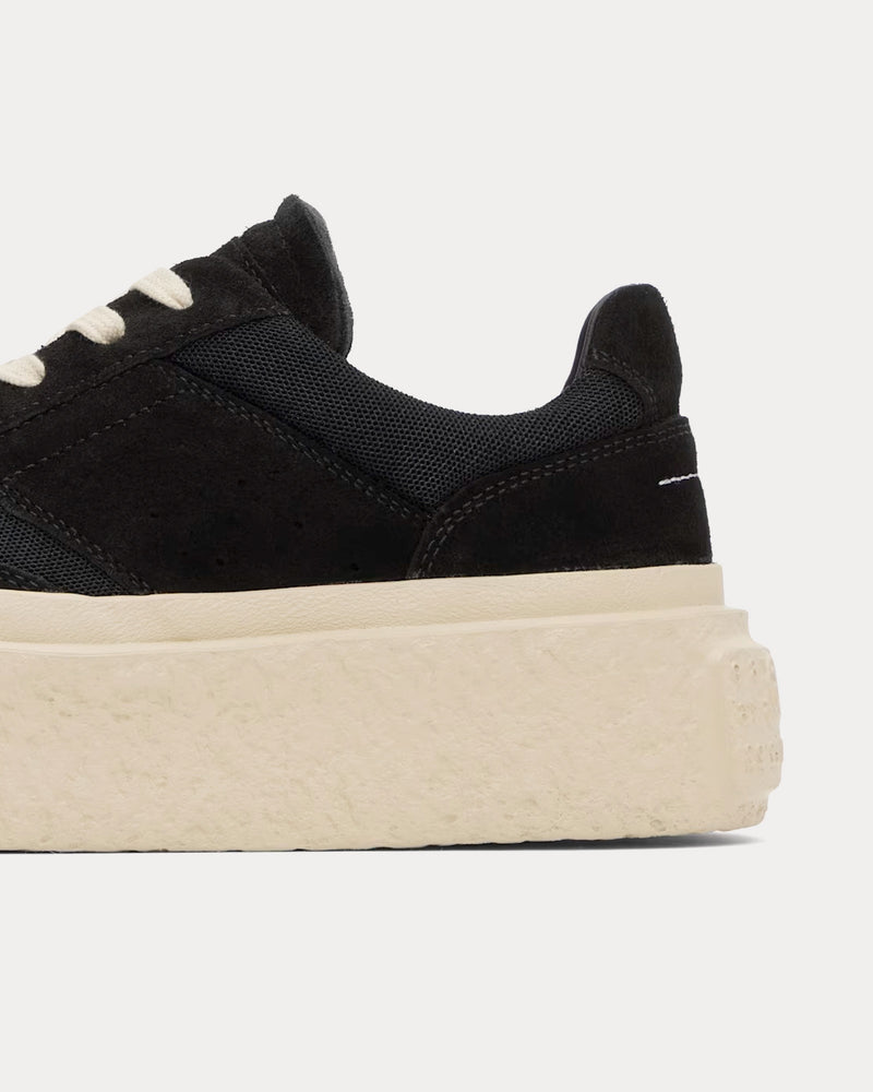 MM6 Maison Margiela Men's Chunky Gambetta Suede Black Low