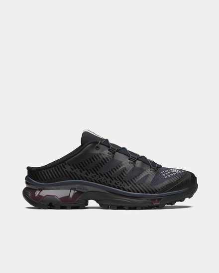 Salomon x MM6 Maison Margiela XT-4 Mule Black / Nine Iron / Huckleberry Slip On Sneakers - 1