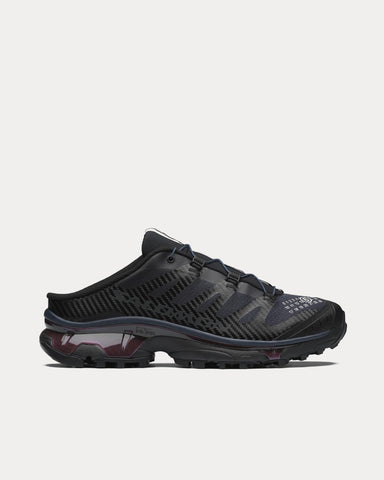 Salomon x MM6 Maison Margiela XT-4 Mule Black / Nine Iron / Huckleberry Slip On Sneakers
