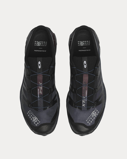 Salomon x MM6 Maison Margiela XT-4 Mule Black / Nine Iron / Huckleberry Slip On Sneakers - 2