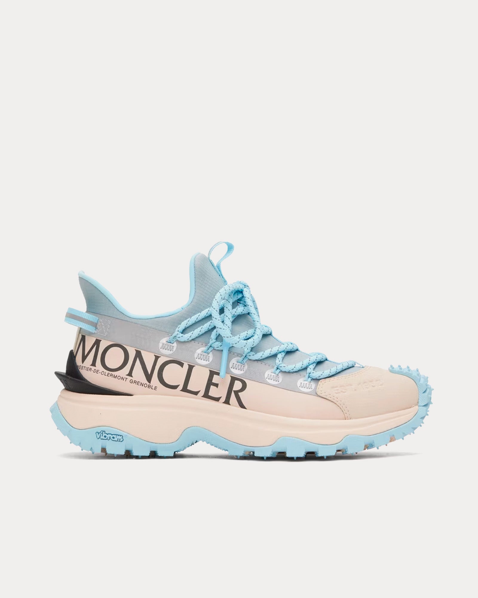 Moncler - Trailgrip Lite 2 White / Blue Low Top Sneakers