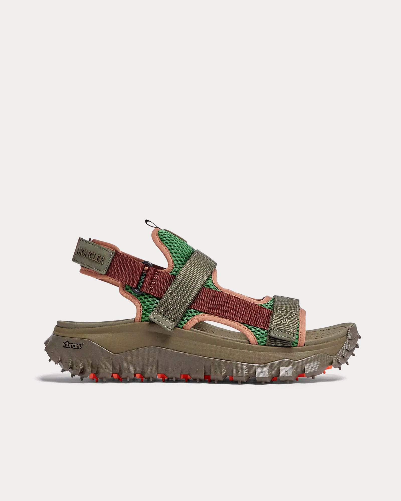 SANDALS Green MONCLER UNISEX sandalos chanclas Moncler Trailgrip Vela sandals | LODENFREY main image 3